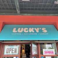 Photo taken at Lucky&amp;#39;s Coffee, Ice Cream, and Candy Baltimore by Richard S. on 5/30/2021