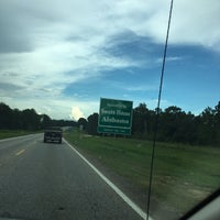 Photo taken at Alabama/Mississippi Border by Ellen M. on 7/14/2017