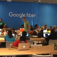 Photo taken at Google Fiber Space by Rebecca R. on 5/13/2017