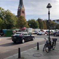Photo taken at Wochenmarkt Karl-August-Platz by Irmak T. on 10/6/2018
