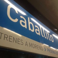Photo taken at Estación Caballito [Línea Sarmiento] by Christian D. on 10/26/2015