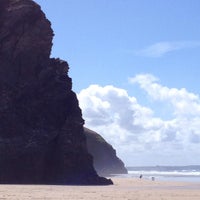 Photo taken at Bedruthan Steps Beach by daniel h. on 8/15/2015