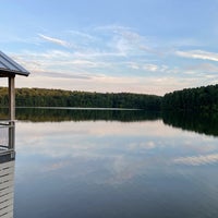 Photo taken at Lake Johnson by Aniket B. on 9/4/2021