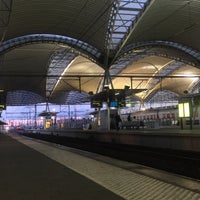 Photo taken at Leuven Railway Station by Josephine B. on 3/27/2016