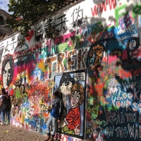 Photo taken at Lennon Wall by Аlanoud A. on 9/29/2019