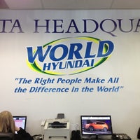 Photo taken at World Hyundai Matteson by Jeff C. on 11/14/2012