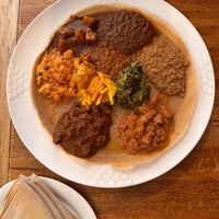 Photo taken at Mesob Ethiopian Restaurant by Julie O. on 3/26/2023