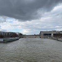 Photo taken at Passerelle Simone de Beauvoir by Rory T. on 3/6/2020