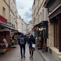 Photo taken at Rue Mouffetard by Rory T. on 3/7/2020