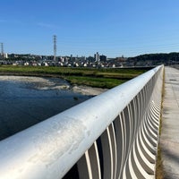 Photo taken at 府中四谷橋 by ばうむ on 7/23/2023