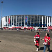 Photo taken at Nizhny Novgorod Stadium by Buğra Y. on 6/18/2018