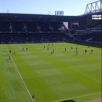 Photo taken at Sir Trevor Brooking Stand by Keir S. on 4/20/2013