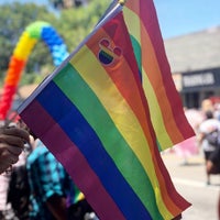 Photo taken at LA Pride Parade by K-Þórır D. on 6/10/2018