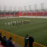 Photo taken at Stadion Bojan Majić | FK Voždovac by Zoran V. on 3/14/2015