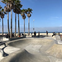 Photo taken at Venice Beach Skate Park by Keegan J. on 4/8/2018