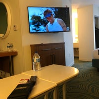 Photo taken at SpringHill Suites by Marriott Gaithersburg by Gazihan on 3/9/2019