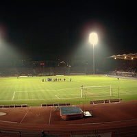 Photo taken at Stade Dominique-Duvauchelle by Alexander D. on 5/3/2013