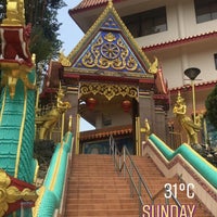 Photo taken at Wat Ananda Metyarama by Leslie C. on 3/31/2019