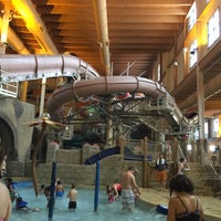 Photo taken at Lost Rios Indoor Waterpark by Erica on 1/9/2016