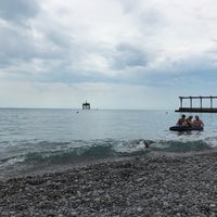Photo taken at Пляж в Голубом заливе by Miklosh L. on 6/22/2017