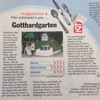 Photo prise au Gasthaus Gotthardgarten par Gasthaus Gotthardgarten le8/30/2014
