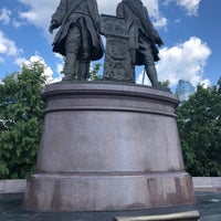 Photo taken at Памятник Татищеву и де Геннину by Katerina Y. on 7/8/2021