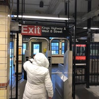 Photo taken at MTA Subway - Kings Highway (N) by Frank on 2/3/2022
