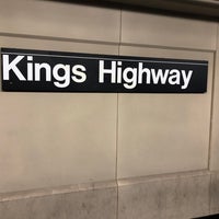 Photo taken at MTA Subway - Kings Highway (N) by Frank on 2/2/2022