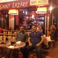 Photo taken at La Terrasse Saint-Lazare by Mohamed A. on 9/5/2014