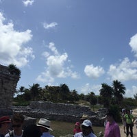 Photo taken at Tulum Archeological Site by Miguel M. on 9/12/2015