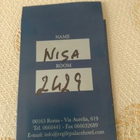 Photo taken at Ergife Palace Hotel by Nisa . on 8/24/2018