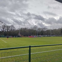 Photo taken at Colliers Wood Football Club by Carl G. on 2/18/2023