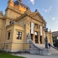 Photo taken at Umjetnički paviljon by Ondrej P. on 7/30/2022