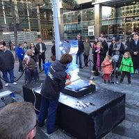 Photo taken at London Ice Sculpting Festival by Michael D. on 1/11/2014