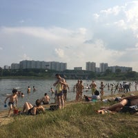 Photo taken at Пляж «Борисовские пруды» by Алексей Н. on 6/8/2019