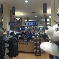 Photo taken at Husky Shop (inside UW Bookstore by Gen W. on 11/15/2015