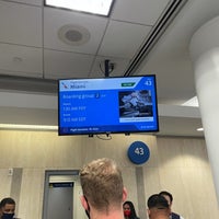 Photo taken at Gate 43 by Jeremy N. on 5/8/2021