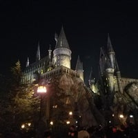 Photo taken at Nighttime Lights At Hogwarts Castle by Sing T. on 8/21/2017