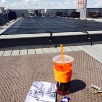 Photo taken at Yale West Rooftop Pool by Brian L. on 5/2/2015