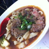 Photo taken at Chef Hung Taiwanese Beef Soup Noodle by Brian L. on 5/1/2013