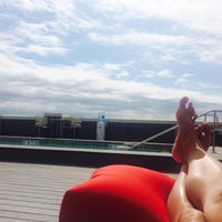 Photo taken at Yale West Rooftop Pool by Brian L. on 9/20/2015