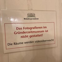 Photo taken at Gründerzeitmuseum by Nadja N. on 1/6/2017