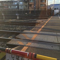 Photo taken at 放出街道踏切 (徳庵ー放出 間 No.4) by 大阪 い. on 2/17/2016