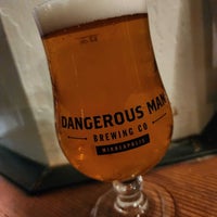 Photo taken at Dangerous Man Brewing Co by Brad A. on 4/8/2023