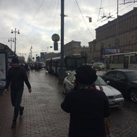 Photo taken at Остановка «Авиационная улица» by Anna B. on 3/25/2017