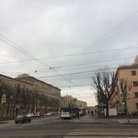 Photo taken at Остановка «Трефолева» by Anna B. on 3/2/2017