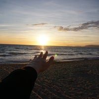 Photo taken at Palma Beach by Kristýna K. on 2/17/2022