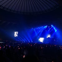 Photo taken at The Rebirth of J Concert in Bangkok by BNN on 3/18/2017