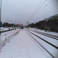 Photo taken at U Libušského potoka (tram, bus) by Tonda R. on 12/29/2014