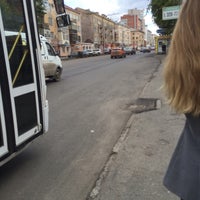 Photo taken at Остановка &amp;quot;Транспортная академия&amp;quot; by Liza S. on 8/27/2015